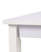 Ginger Home Set masuta si 2 scaunele cu spatar pentru copii White din lemn margini rotunjitepotrivit pentru activitatitemegradinitaafter schoolgreutate suportata 40kg