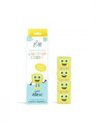Glo Pals Jucarie senzoriala luminoasa de baie Alex Glo Cube galben