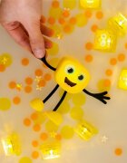 Glo Pals Jucarie senzoriala luminoasa de baie Alex Glo Pal galben