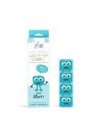Glo Pals Jucarie senzoriala luminoasa de baie Blair Glo Cube albastru