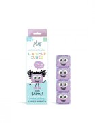 Glo Pals Jucarie senzoriala luminoasa de baie Lumi Glo Cube mov