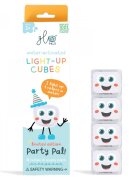 Glo Pals Jucarie senzoriala luminoasa de baie Party Glo Cube multicolor