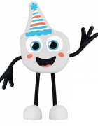 Glo Pals Jucarie senzoriala luminoasa de baie Party Glo Pal multicolor