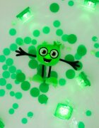 Glo Pals Jucarie senzoriala luminoasa de baie Pippa Glo Pal verde