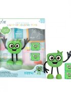 Glo Pals Jucarie senzoriala luminoasa de baie Pippa Glo Pal verde