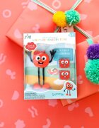 Glo Pals Jucarie senzoriala luminoasa de baie Sammy Glo Pal rosu