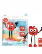 Glo Pals Jucarie senzoriala luminoasa de baie Sammy Glo Pal rosu