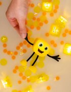 Glo Pals Set jucarii senzoriale luminoase pentru baie Alex Glo Pal galben