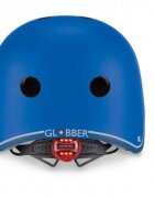 Globber Casca protectie PRIMO cu lumini interior EPS si 11 orificii de ventilatie culoare albastra