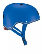 Globber Casca protectie PRIMO cu lumini interior EPS si 11 orificii de ventilatie culoare albastra