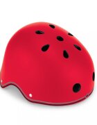 Globber Casca protectie PRIMO cu lumini interior EPS si 11 orificii de ventilatie culoare rosu