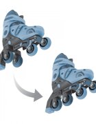 Globber Role Initiere reglabile 2 in 1 masura 26-29 rulmenti ABEC 9 culoare albastru