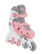 Globber Role Initiere reglabile 2 in 1 masura 26-29 rulmenti ABEC 9 culoare roz pal