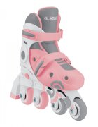 Globber Role Initiere reglabile 2 in 1 masura 26-29 rulmenti ABEC 9 culoare roz pal