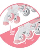 Globber Role Initiere reglabile 2 in 1 masura 26-29 rulmenti ABEC 9 culoare roz pal