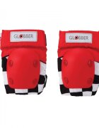 Globber Set protectie cotiere si genunchiere rosii