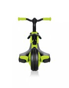 Globber Tricicleta pentru copii Explorer 4 in 1 Verde cu control parental de la 10 luni parasolar anti UV ajustabil suport de picioare detasabil scaun ajustabil pe inaltime