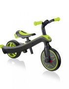 Globber Tricicleta pentru copii Explorer 4 in 1 Verde cu control parental de la 10 luni parasolar anti UV ajustabil suport de picioare detasabil scaun ajustabil pe inaltime