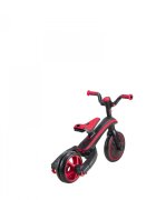 Globber Tricicleta pentru copii Explorer Rosu 4 in 1 pliabila maner pentru controlul directiei scaun ajustabil pe inaltime suport pentru picioare roti din cauciuc Eva sistem roata libera de la 10 luni