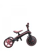 Globber Tricicleta pentru copii Explorer Roz Pal 4 in 1 pliabila maner pentru controlul directiei scaun ajustabil pe inaltime suport pentru picioare roti din cauciuc Eva sistem roata libera de la 10 luni