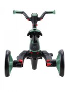 Globber Tricicleta pentru copii Explorer Verde Pal 4 in 1 pliabila maner pentru controlul directiei scaun ajustabil pe inaltime suport pentru picioare roti din cauciuc Eva sistem roata libera de la 10 luni