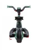 Globber Tricicleta pentru copii Explorer Verde Pal 4 in 1 pliabila maner pentru controlul directiei scaun ajustabil pe inaltime suport pentru picioare roti din cauciuc Eva sistem roata libera de la 10 luni