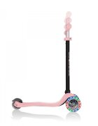 Globber Trotineta 3 in 1 Go-Up Sporty Roz Pastel roti Led scaun maner parinte ghidon reglabil greutate admisa 50 kg