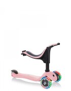 Globber Trotineta 3 in 1 Go-Up Sporty Roz Pastel roti Led scaun maner parinte ghidon reglabil greutate admisa 50 kg