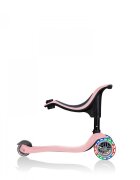 Globber Trotineta 3 in 1 Go-Up Sporty Roz Pastel roti Led scaun maner parinte ghidon reglabil greutate admisa 50 kg