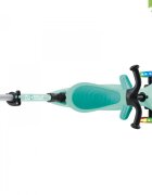 Globber Trotineta 3 in 1 pentru copii Go Up Active Verde cu maner de impins scaun si ghidon ajustabile roti cu lumini LED