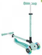 Globber Trotineta 3 in 1 pentru copii Go Up Active Verde cu maner de impins scaun si ghidon ajustabile roti cu lumini LED