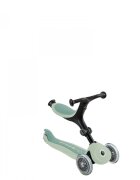 Globber Trotineta 3 in 1 pentru copii Go Up Active Verde Fistic ecologic ghidon si scaun ajustabile rulmenti ABEC 9
