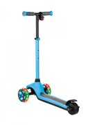 Globber Trotineta E-Motion 4 ghidon reglabil pe inaltime roti cu LED motor 80W autonomie 8-10 km culoare alabstra