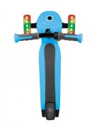 Globber Trotineta E-Motion 4 ghidon reglabil pe inaltime roti cu LED motor 80W autonomie 8-10 km culoare alabstra