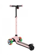 Globber Trotineta E-Motion 4 ghidon reglabil pe inaltime roti cu LED motor 80W autonomie 8-10 km culoare roz