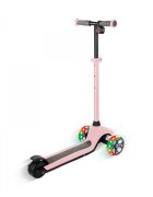 Globber Trotineta E-Motion 4 ghidon reglabil pe inaltime roti cu LED motor 80W autonomie 8-10 km culoare roz