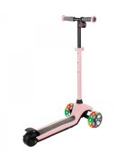 Globber Trotineta E-Motion 4 ghidon reglabil pe inaltime roti cu LED motor 80W autonomie 8-10 km culoare roz