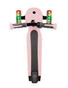 Globber Trotineta E-Motion 4 ghidon reglabil pe inaltime roti cu LED motor 80W autonomie 8-10 km culoare roz