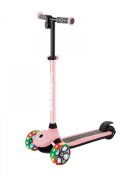 Globber Trotineta E-Motion 4 ghidon reglabil pe inaltime roti cu LED motor 80W autonomie 8-10 km culoare roz