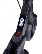 Globber Trotineta electrica E-Motion 14 Blue autonomie 9-11 km cu suspensie ghidon reglabil echipat cu lanterna LED si clopotel pliabila platforma prevazuta cu cric roti din cauciuc greutate admisa 70 kg
