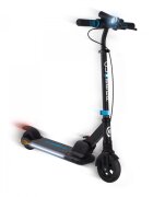 Globber Trotineta electrica E-Motion 14 Blue autonomie 9-11 km cu suspensie ghidon reglabil echipat cu lanterna LED si clopotel pliabila platforma prevazuta cu cric roti din cauciuc greutate admisa 70 kg