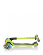 Globber Trotineta evolutiva Go-Up 4 in 1 Deluxe Lights Verde ghidon reglabil scaun maner parinte roti cu Led greutate admisa 50 kg