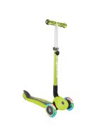 Globber Trotineta evolutiva Go-Up 4 in 1 Deluxe Lights Verde ghidon reglabil scaun maner parinte roti cu Led greutate admisa 50 kg
