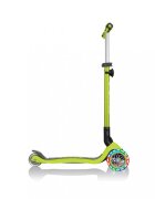Globber Trotineta evolutiva Go-Up 4 in 1 Deluxe Lights Verde ghidon reglabil scaun maner parinte roti cu Led greutate admisa 50 kg