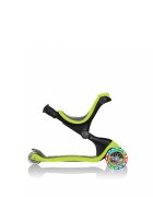 Globber Trotineta evolutiva Go-Up 4 in 1 Deluxe Lights Verde ghidon reglabil scaun maner parinte roti cu Led greutate admisa 50 kg