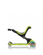 Globber Trotineta evolutiva Go-Up 4 in 1 Deluxe Lights Verde ghidon reglabil scaun maner parinte roti cu Led greutate admisa 50 kg