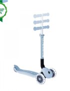 Globber Trotineta Junior ECO Albastru pliabila ghidon din aluminiu reglabil roti cu Led greutate admisa 50 kg