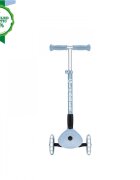 Globber Trotineta Junior ECO Albastru pliabila ghidon din aluminiu reglabil roti cu Led greutate admisa 50 kg