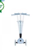 Globber Trotineta Junior ECO Albastru pliabila ghidon din aluminiu reglabil roti cu Led greutate admisa 50 kg