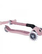 Globber Trotineta Junior ECO Mov Liliac pliabila ghidon din aluminiu reglabil roti cu Led greutate admisa 50 kg